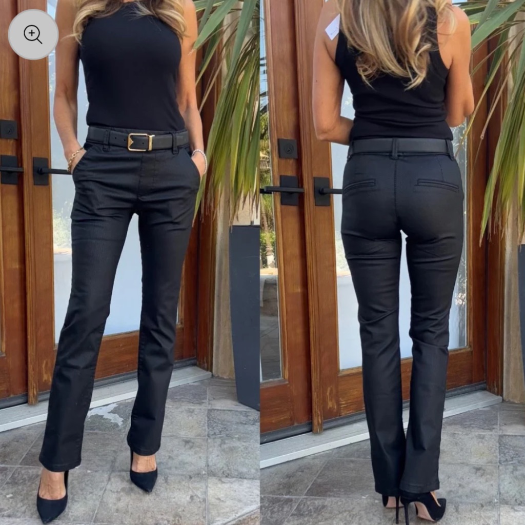 Bevy Flog Nansi Black Stripe Pants